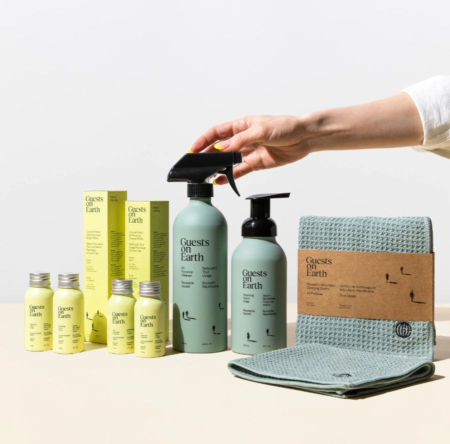 Guests on Earth products for keeping your home clean sustainably. 